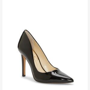 Jessica Simpson glossy black heels